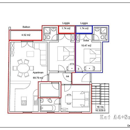 Apartments And Rooms Bova Башка Екстер'єр фото